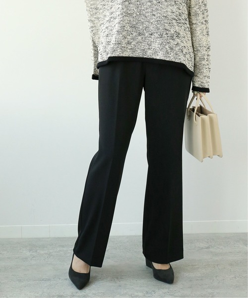 Simplicite（サンプリシテ）の「梨地セットパンツ◆（スラックス・レディース・ネイビー/ベージュ/ブラック・36/38）」の7枚目の写真