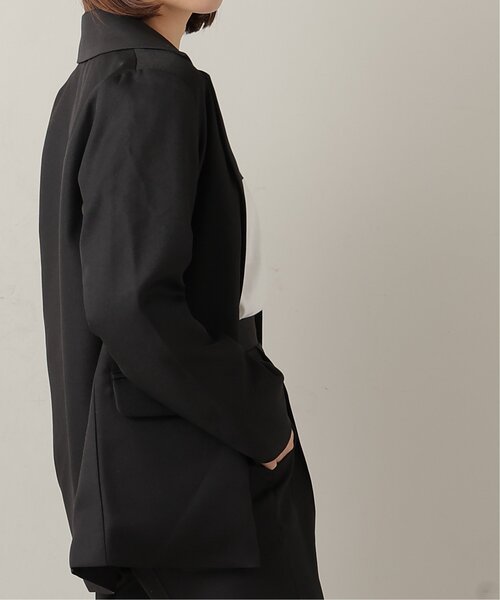 frames RAY CASSIN（フレームスレイカズン）の「ベーシックテーラードジャケット（テーラードジャケット・レディース・ブラック/ベージュ・FREE）」の4枚目の写真