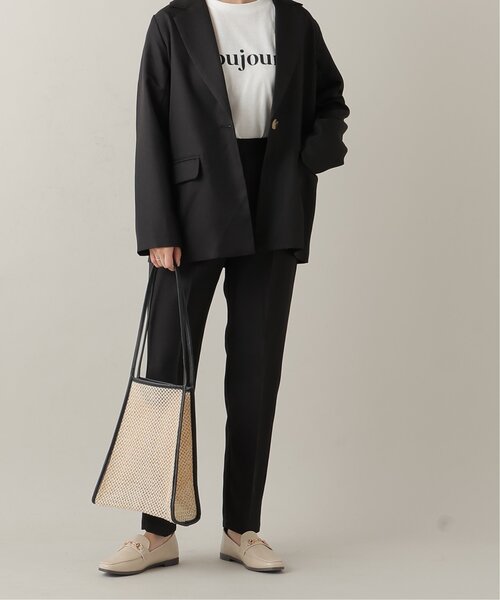 frames RAY CASSIN（フレームスレイカズン）の「ベーシックテーラードジャケット（テーラードジャケット・レディース・ブラック/ベージュ・FREE）」の5枚目の写真