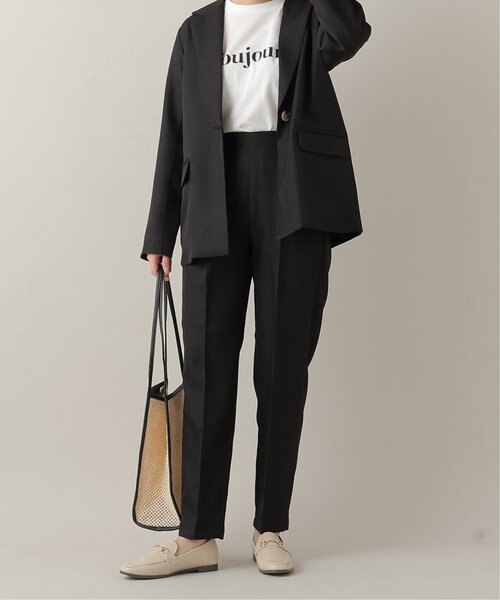 frames RAY CASSIN（フレームスレイカズン）の「ベーシックテーラードジャケット（テーラードジャケット・レディース・ブラック/ベージュ・FREE）」の6枚目の写真