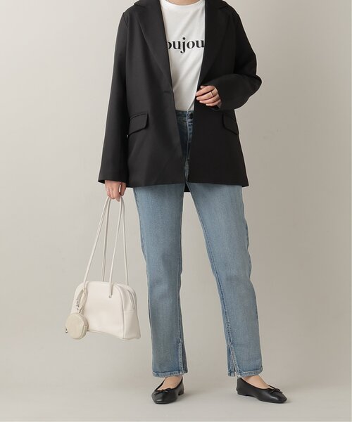 frames RAY CASSIN（フレームスレイカズン）の「ベーシックテーラードジャケット（テーラードジャケット・レディース・ブラック/ベージュ・FREE）」の7枚目の写真