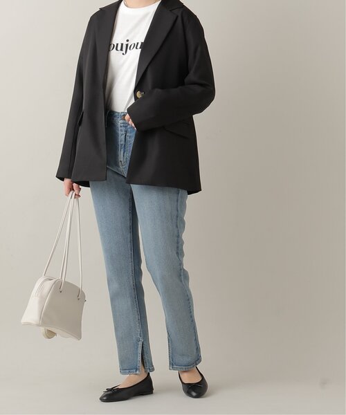 frames RAY CASSIN（フレームスレイカズン）の「ベーシックテーラードジャケット（テーラードジャケット・レディース・ブラック/ベージュ・FREE）」の8枚目の写真