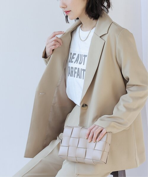 frames RAY CASSIN（フレームスレイカズン）の「ベーシックテーラードジャケット（テーラードジャケット・レディース・ブラック/ベージュ・FREE）」の9枚目の写真