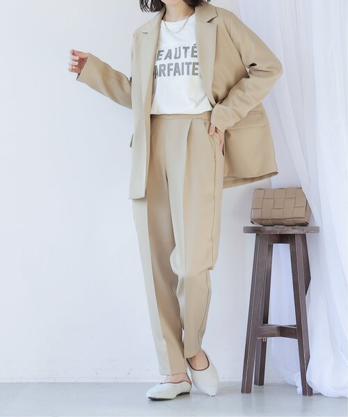 frames RAY CASSIN（フレームスレイカズン）の「ベーシックテーラードジャケット（テーラードジャケット・レディース・ブラック/ベージュ・FREE）」の11枚目の写真