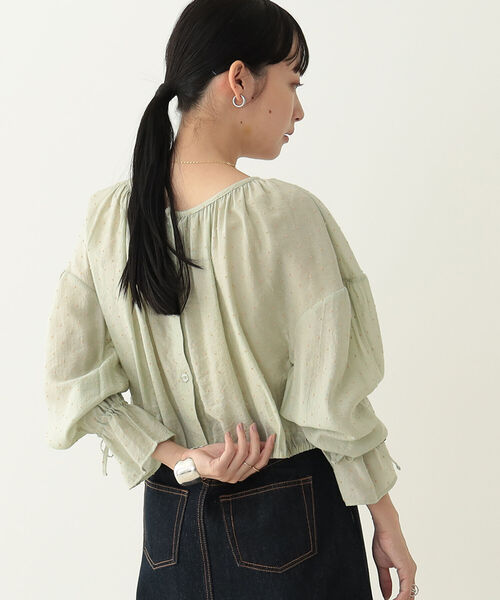 BeAMS DOT（ビームスドット）の「【WEB限定】BeAMS DOT / ドット柄 2wayブラウス（シャツ/ブラウス・レディース・ケリー/イエロー系その他4・FREE）」の2枚目の写真