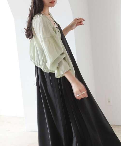 BeAMS DOT（ビームスドット）の「【WEB限定】BeAMS DOT / ドット柄 2wayブラウス（シャツ/ブラウス・レディース・ケリー/イエロー系その他4・FREE）」の8枚目の写真