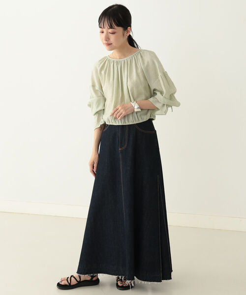 BeAMS DOT（ビームスドット）の「【WEB限定】BeAMS DOT / ドット柄 2wayブラウス（シャツ/ブラウス・レディース・ケリー/イエロー系その他4・FREE）」の13枚目の写真