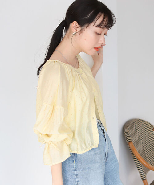 BeAMS DOT（ビームスドット）の「【WEB限定】BeAMS DOT / ドット柄 2wayブラウス（シャツ/ブラウス・レディース・ケリー/イエロー系その他4・FREE）」の16枚目の写真