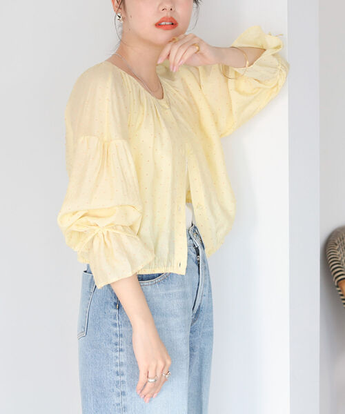 BeAMS DOT（ビームスドット）の「【WEB限定】BeAMS DOT / ドット柄 2wayブラウス（シャツ/ブラウス・レディース・ケリー/イエロー系その他4・FREE）」の17枚目の写真
