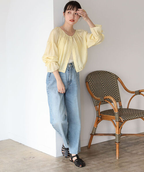 BeAMS DOT（ビームスドット）の「【WEB限定】BeAMS DOT / ドット柄 2wayブラウス（シャツ/ブラウス・レディース・ケリー/イエロー系その他4・FREE）」の19枚目の写真