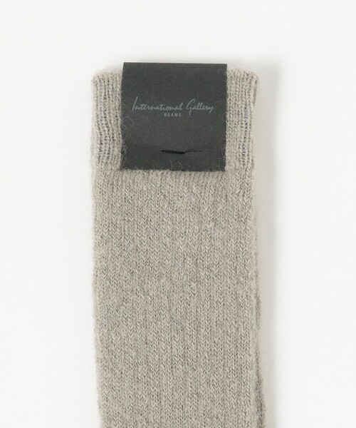 International Gallery BEAMS（インターナショナルギャラリービームス）の「モヘヤソックス（ソックス/靴下・メンズ・ブラック系その他2/ブルー系その他4/ホワイト系その他2/コーラル/レッド/ブラック/サックスブルー/ホワイト/ブラウン系その他/イエロー/ピンク/パープル/グリーン・ONE SIZE）」の14枚目の写真