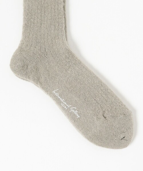 International Gallery BEAMS（インターナショナルギャラリービームス）の「モヘヤソックス（ソックス/靴下・メンズ・ブラック系その他2/ブルー系その他4/ホワイト系その他2/コーラル/レッド/ブラック/サックスブルー/ホワイト/ブラウン系その他/イエロー/ピンク/パープル/グリーン・ONE SIZE）」の15枚目の写真