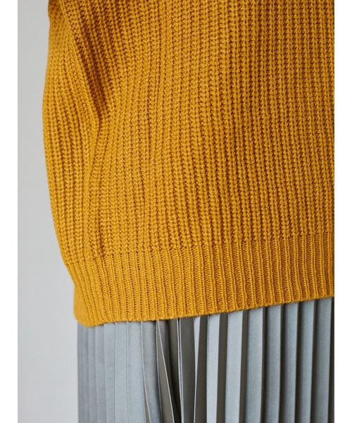 Petit fleur（プチフルール）の「・Petit Fleur シャギーニットプルオーバー＊（ニット/セーター・レディース・ブルー/アイボリー/マスタード/グレイッシュベージュ・FREE）」の12枚目の写真