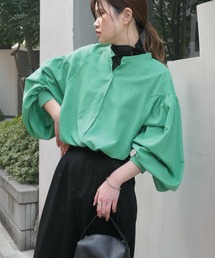 CORNERS | 【2022ss】ボリュームスリーブバンドカラーブラウス(シャツ/ブラウス)