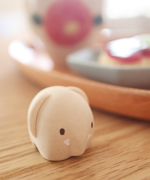 Miffy( ミッフィー)の「ディック・ブルーナ 木製 箸置き(カトラリー・レディース・ホワイト/ブラウン/ウッド/その他/ホワイト系その他・フリー)」の3枚目の写真
