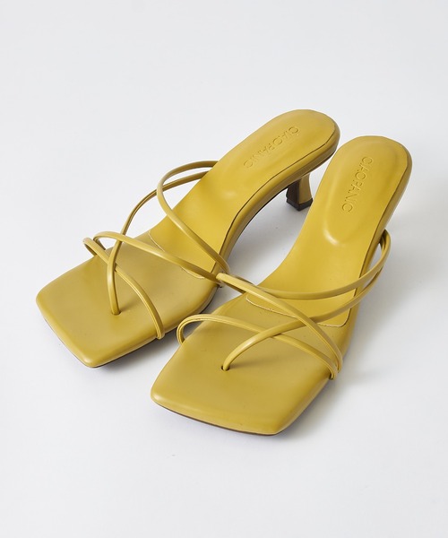 CIAOPANIC（チャオパニック）の「ナローストラップサンダル（サンダル・レディース・ブラック/イエロー/アイボリー・38/36/37）」の20枚目の写真
