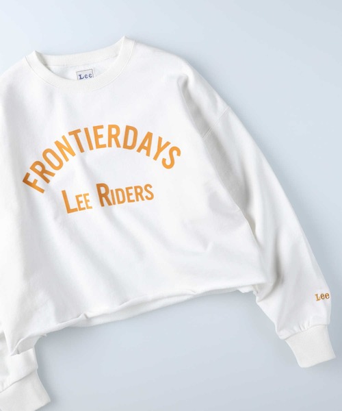 Lee（リー）の「【Lee】クロップスウェット（スウェット・レディース・ホワイト・M/L）」の7枚目の写真