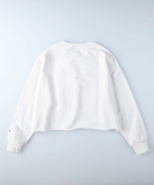 Lee（リー）の「【Lee】クロップスウェット（スウェット・レディース・ホワイト・M/L）」の12枚目の写真