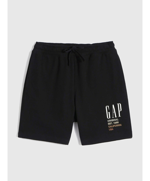 GAP（ギャップ）の「カーボナイズド フレンチテリー Gapロゴ ショートパンツ（その他パンツ・メンズ・ブラック/グリーン・S/M/L/XS/XL/XXS）」の2枚目の写真