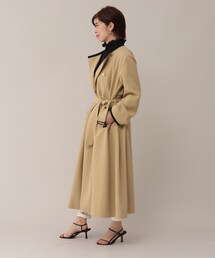 UNTITLED×マンテコ　カラーレスコート　イタリア製生地　ベージュ★ UNTITLED（アンタイトル）の「◇MANTECO カラーレスコート