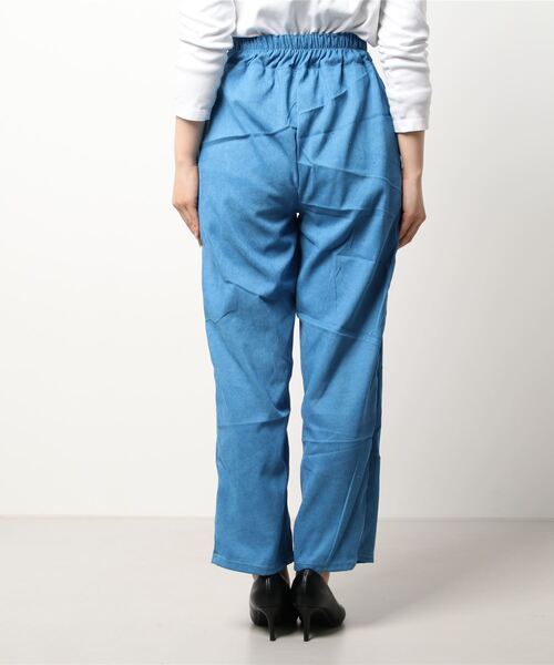 FREE STYLISTS（フリー スタイリスト）の「美脚魅せ　ロングパンツ（その他パンツ・レディース・ブラック/ブルー・S/M/L/XL）」の4枚目の写真