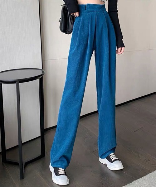 FREE STYLISTS（フリー スタイリスト）の「美脚魅せ　ロングパンツ（その他パンツ・レディース・ブラック/ブルー・S/M/L/XL）」の11枚目の写真