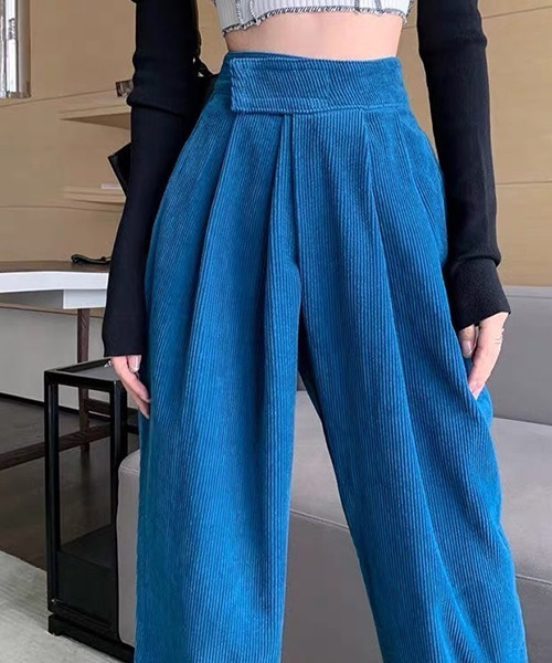 FREE STYLISTS（フリー スタイリスト）の「美脚魅せ　ロングパンツ（その他パンツ・レディース・ブラック/ブルー・S/M/L/XL）」の15枚目の写真