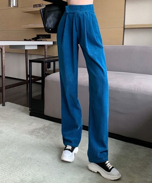 FREE STYLISTS（フリー スタイリスト）の「美脚魅せ　ロングパンツ（その他パンツ・レディース・ブラック/ブルー・S/M/L/XL）」の12枚目の写真