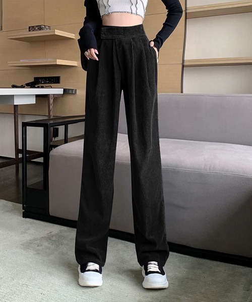 FREE STYLISTS（フリー スタイリスト）の「美脚魅せ　ロングパンツ（その他パンツ・レディース・ブラック/ブルー・S/M/L/XL）」の7枚目の写真