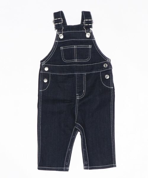 LB CLUB（エルビークラブ）の「ストレッチデニムサロペット（その他パンツ・キッズ・ネイビー/ブルー・80/90/120/110/100）」の2枚目の写真