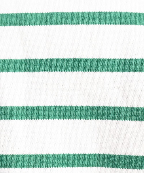 ８(eight)（エイト）の「ボーダーロンT（Tシャツ/カットソー・メンズ・ブラック/レッド/ブルー/グリーン/その他1/その他2・MEDIUM/LARGE）」の9枚目の写真