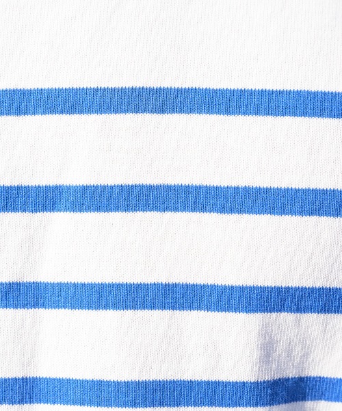 ８(eight)（エイト）の「ボーダーロンT（Tシャツ/カットソー・メンズ・ブラック/レッド/ブルー/グリーン/その他1/その他2・MEDIUM/LARGE）」の10枚目の写真