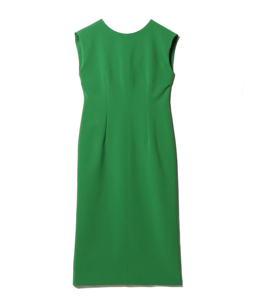 ESTNATION（エストネーション）の「ESTNATION / ダブルクロスノースリーブワンピース（ワンピース・レディース・ブラック/グリーン・38/36）」の9枚目の写真