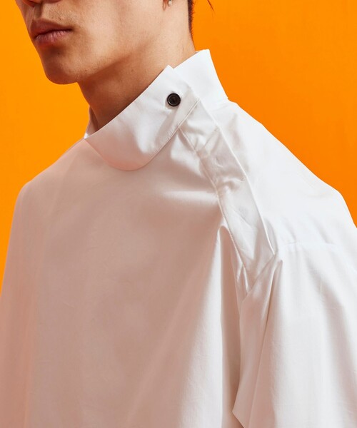 UNITED TOKYO（ユナイテッドトウキョウ）の「タイプライター ハイネックSH（シャツ/ブラウス・メンズ・ブラック/ホワイト・1/2/3）」の10枚目の写真