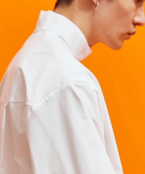 UNITED TOKYO（ユナイテッドトウキョウ）の「タイプライター ハイネックSH（シャツ/ブラウス・メンズ・ブラック/ホワイト・1/2/3）」の8枚目の写真