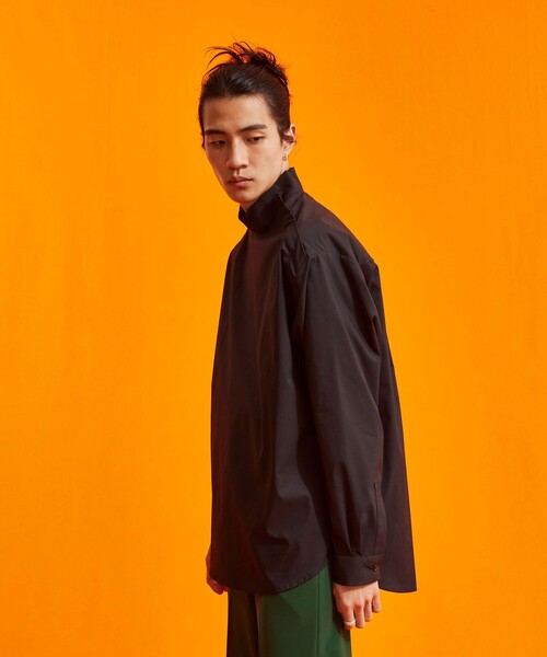 UNITED TOKYO（ユナイテッドトウキョウ）の「タイプライター ハイネックSH（シャツ/ブラウス・メンズ・ブラック/ホワイト・1/2/3）」の18枚目の写真