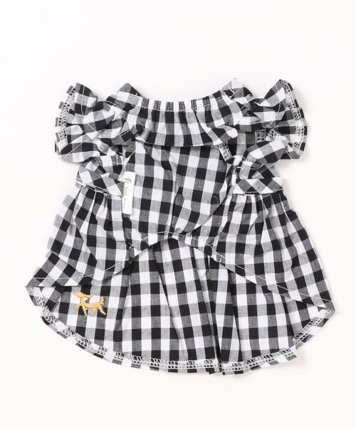 ROPE' PICNIC（ロペピクニック）の「ROPE PICNIC/ギンガムチェックフリルショルダーワンピース（ペットウェア）」 WEAR