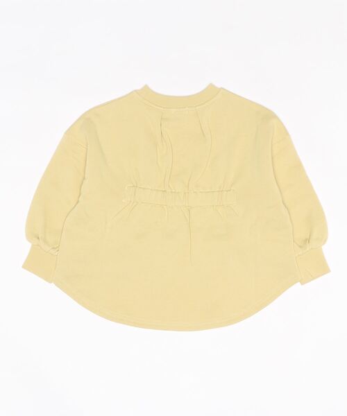 LOWRYS FARM（ローリーズファーム）の「バックギャザ－プルオーバーＬＳ　263133（スウェット・キッズ・アイボリー/ネイビー/イエロー・130cm/140cm/150cm/120cm/110cm）」の4枚目の写真