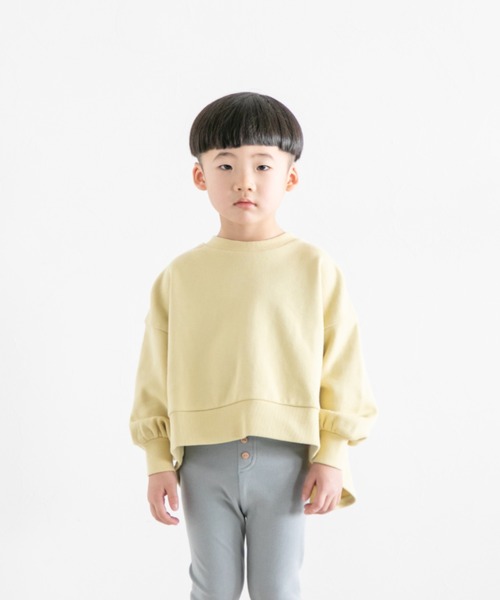 LOWRYS FARM（ローリーズファーム）の「バックギャザ－プルオーバーＬＳ　263133（スウェット・キッズ・アイボリー/ネイビー/イエロー・130cm/140cm/150cm/120cm/110cm）」の18枚目の写真