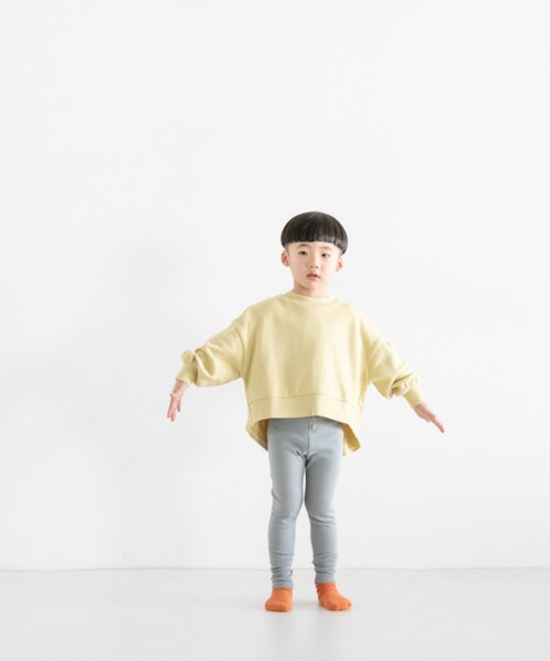 LOWRYS FARM（ローリーズファーム）の「バックギャザ－プルオーバーＬＳ　263133（スウェット・キッズ・アイボリー/ネイビー/イエロー・130cm/140cm/150cm/120cm/110cm）」の15枚目の写真