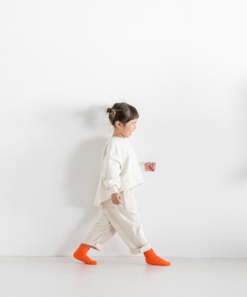 LOWRYS FARM（ローリーズファーム）の「バックギャザ－プルオーバーＬＳ　263133（スウェット・キッズ・アイボリー/ネイビー/イエロー・130cm/140cm/150cm/120cm/110cm）」の8枚目の写真