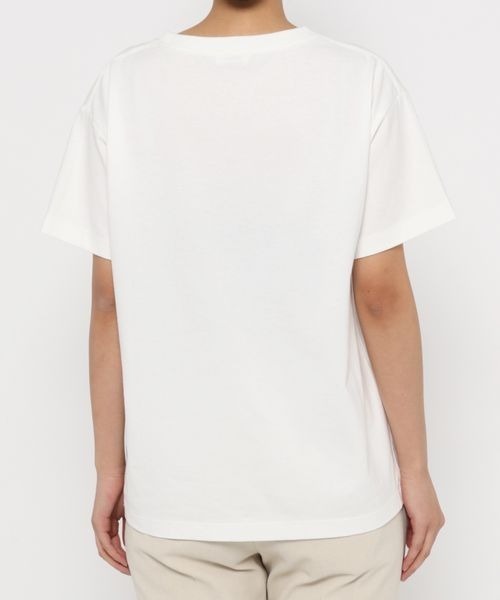 LOWRYS FARM（ローリーズファーム）の「ロゴプリントＴシャツ　267764（Tシャツ/カットソー・レディース・アイボリー/オフホワイト/チャコールグレー/グリーン・FREE）」の13枚目の写真