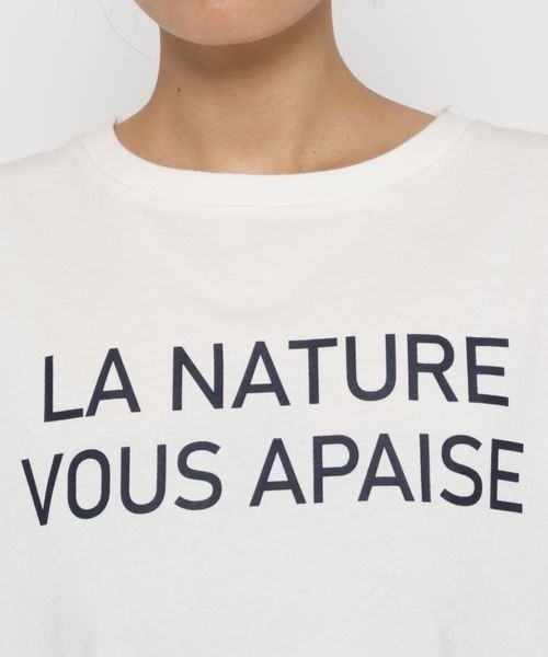 LOWRYS FARM（ローリーズファーム）の「ロゴプリントＴシャツ　267764（Tシャツ/カットソー・レディース・アイボリー/オフホワイト/チャコールグレー/グリーン・FREE）」の14枚目の写真