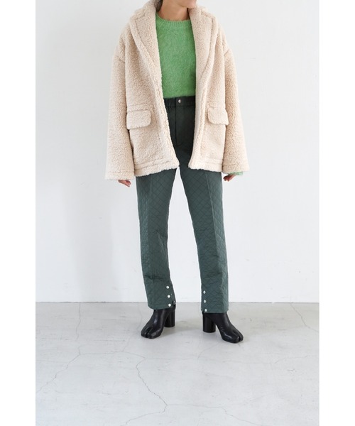 セール】【LA PEAU DE GEM】ボアジャケット（その他アウター）｜LA