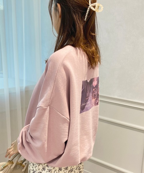 apres jour（アプレジュール）の「アソートバックフォトスウェット【ZOZOTOWN限定アイテム】（スウェット・レディース・オフホワイト/ナチュラル/ホワイト系その他/ライトピンク・フリー/X-LARGE）」の5枚目の写真