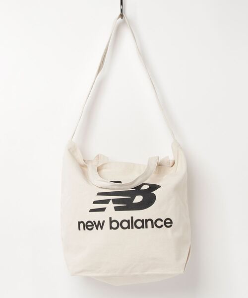 NEW BALANCE(ニューバランス)の「キャンバス2WAYトートバック(トートバッグ・メンズ・ホワイト/ホワイト系その他/ブラック・ONE SIZE)」の2枚目の写真