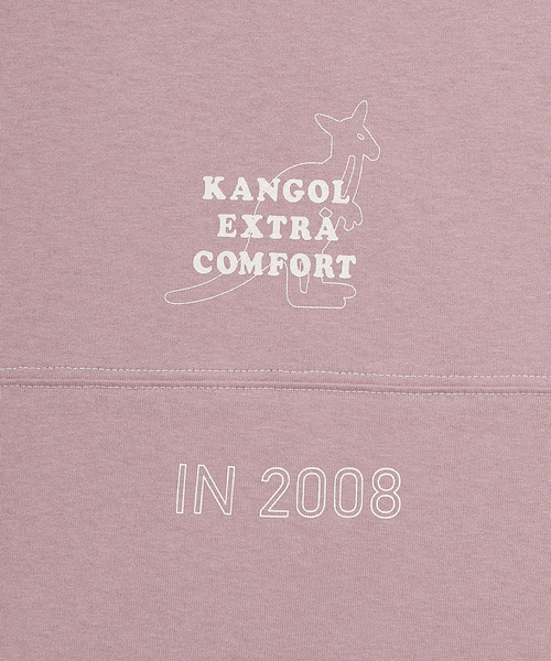 KANGOL EXTRA COMFORT（カンゴールエクストラコンフォート）の「【KANGOL EXTRA COMFORT(カンゴール エクストラ コンフォート)】配色ステッチ切替 ビックシルエットチュニック（チュニック・レディース・ライトグレー/ライトベージュ/ピンク/エメラルド/オフホワイト/ブラック・LL/M/L）」の11枚目の写真