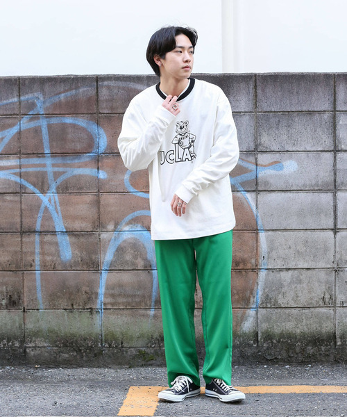 SENSE OF PLACE by URBAN RESEARCH（センスオブプレイスバイアーバンリサーチ）の「『セットアップ対応』ドレープストレートパンツ（その他パンツ・メンズ・ネイビー/ライトベージュ/ブラック/グリーン・MEDIUM/LARGE）」の15枚目の写真