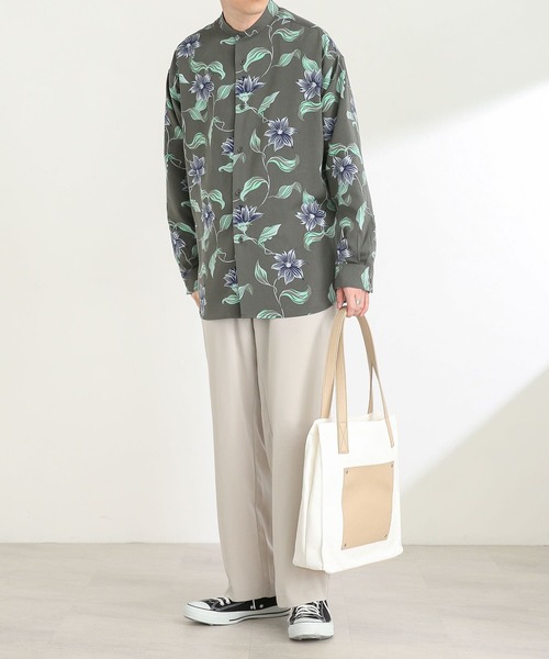 SENSE OF PLACE by URBAN RESEARCH（センスオブプレイスバイアーバンリサーチ）の「『セットアップ対応』ドレープストレートパンツ（その他パンツ・メンズ・ネイビー/ライトベージュ/ブラック/グリーン・MEDIUM/LARGE）」の22枚目の写真