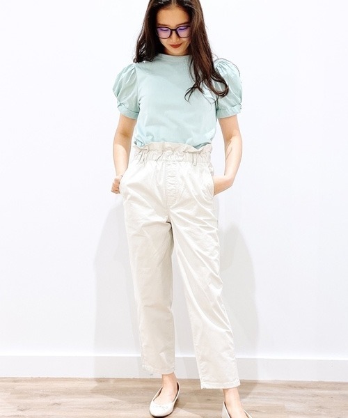 GAP（ギャップ）の「FREE&FLOW ペーパーバッグ カーキパンツ（その他パンツ・レディース・ブラック/ベージュ/グレー/カーキ・S/M/XS/L/XXS）」の8枚目の写真